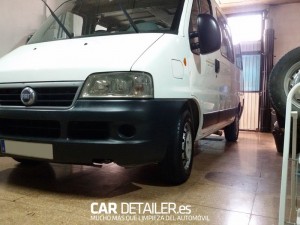 Limpieza Básica Int/Ext + Detallado de Motor Fiat Ducato.